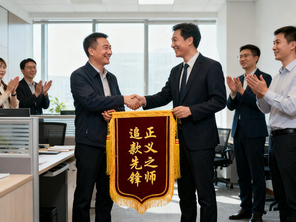 十堰文凯收债公司恭喜姚先生成功追回欠款